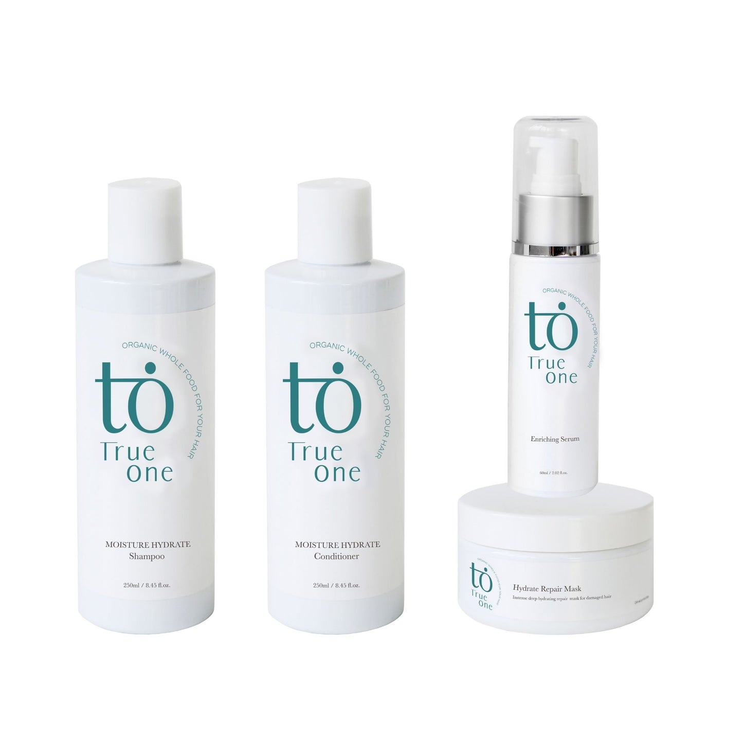 True One Moisture Hydrate Repair Mask Enriching Serum bundle.
