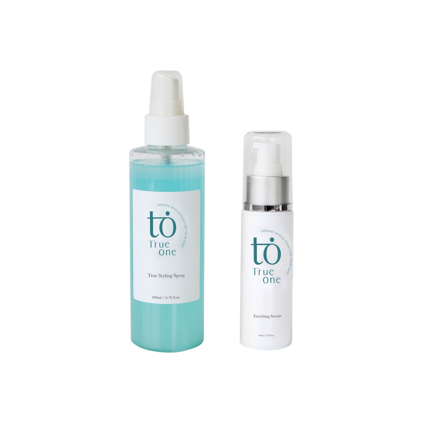 True One True Styling Spray _ Enriching Serum bundle
